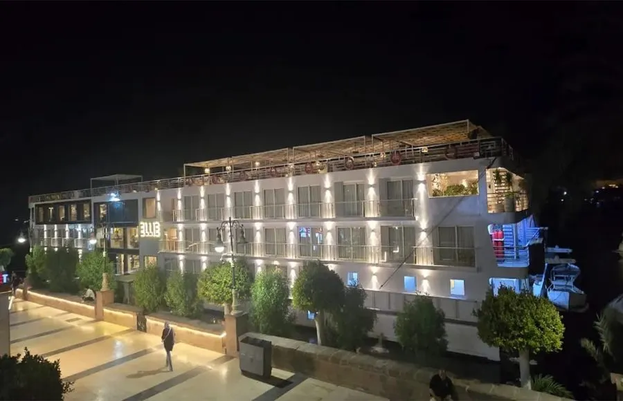 Exterior view of the Ellie Nile Cruise Nile cruise ship